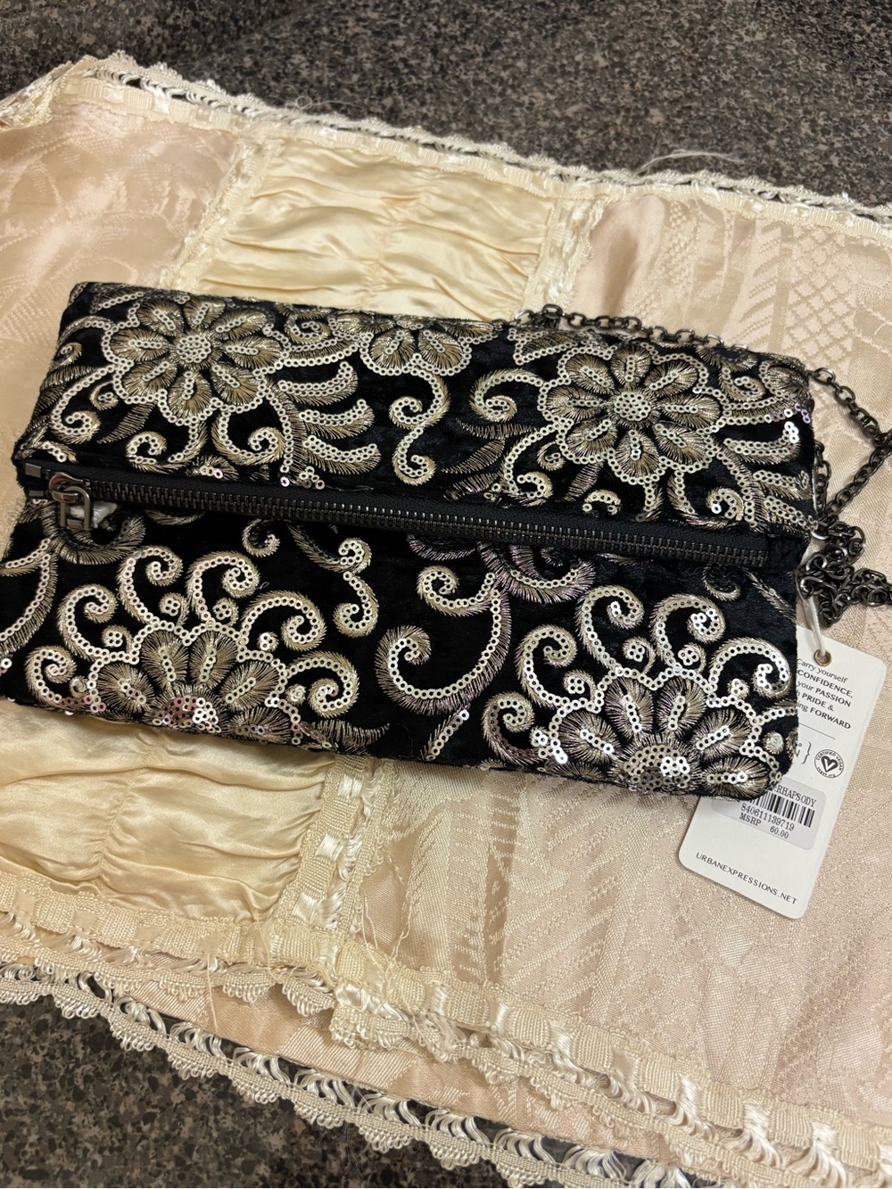 NWT Urban Expressions Sequin Evening Bag